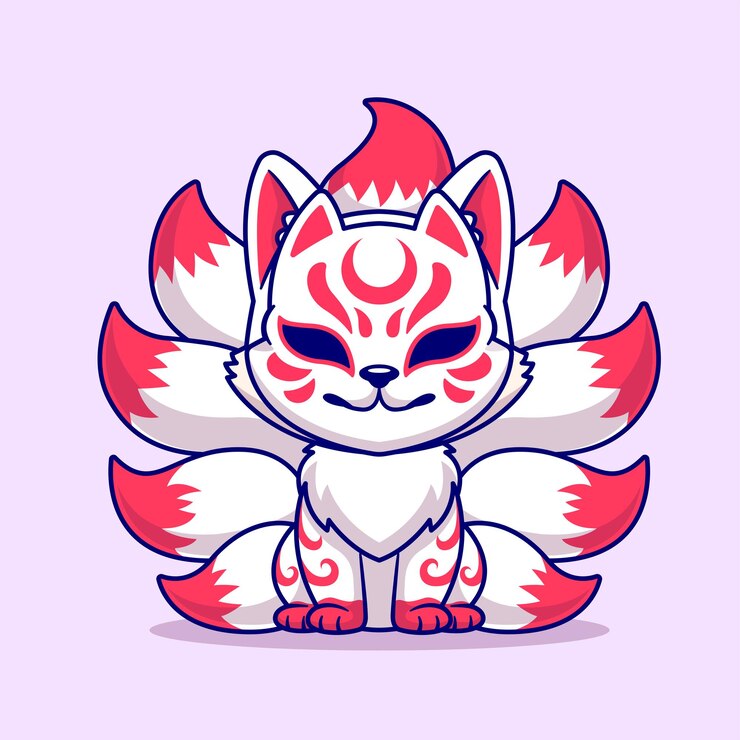 cute-fox-kitsune-sitting-cartoon-vector-icon-illustration-animal-holiday-icon-isolated-flat-vector_138676-13166